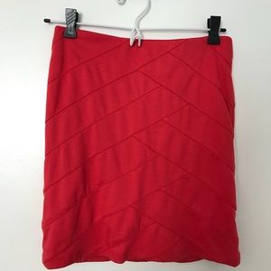 Red Lauren Conrad Skirt